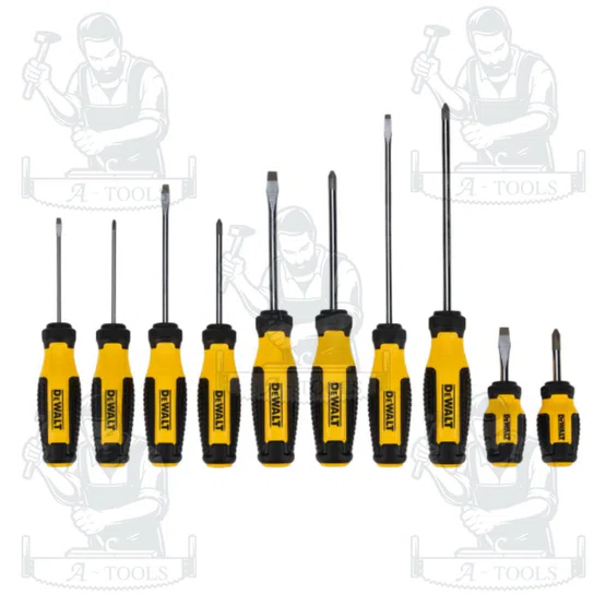 DEWALT ชุดไขควง 10 ชิ้น รุ่น DWHT65201 มีแม่เหล็กปลายไขควง ทนทาน ไม่เป็นสนิม ของแท้ 100% พร้อมส่ง 3