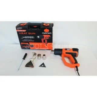 PUMPKIN เครื่องเป่าลมร้อน รุ่น J-H2002 / 50111 2,000วัตต์ ปืนเป่าลมร้อน อุปกรณ์พร้อมกล่องพลาสติกครบชุด **ส่งเร็ว ของแท้* 3