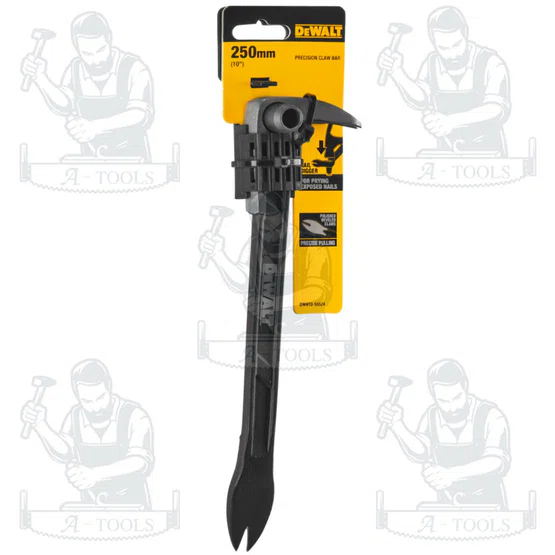 DEWALT แชลงปลายงอ ขนาด 10 นิ้ว รุ่น DWHT0-55524 สำหรับ ขุด งัด แซะ ถอนตะปู ** ของแท้ 100% ** 5