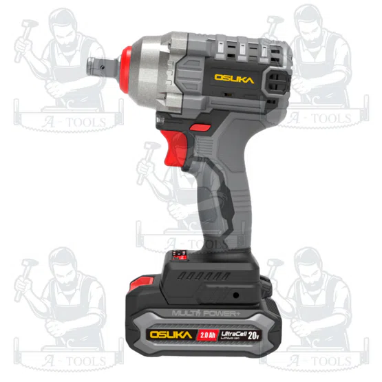 OSUKA บล็อกกระแทกไร้สาย 1/2" 20V. รุ่น OSID-LT520 (แบต 20V 2.0Ah x1 +แท่นชาร์จ) ของแท้ 5