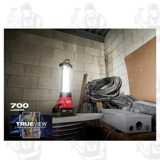 Milwaukee - M18 LL-0 ไฟตะเกียง 18 โวลต์ พร้อมที่ชาร์จ USB (เครื่องเปล่า) ปรับระดับความสว่าง 4 ระดับ ทนทานต่อแรงกระแทก 6