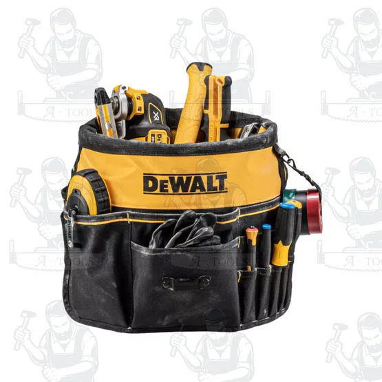 DEWALT รุ่น DWST560109 กระเป๋าสำหรับครอบถังสี สำหรับใส่เครื่องมือช่าง ด้วยช่องและห่วง 32 ช่องด้วยวัสดุที่ทนทาน พร้อมส่ง 6