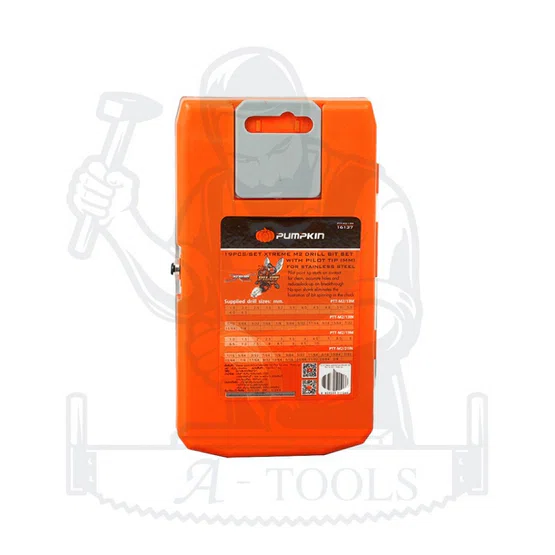 PUMPKIN ชุดดอกสว่าน Pilot Tip M2 19ดอก/ชุด พัมคิน รุ่น 16137 / PTT-M2/19M (มิล) แข็งแรง ทนทาน **ส่งเร็ว ของแท้100%** 2