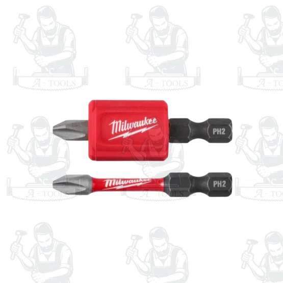 Milwaukee รุ่น 48-32-4550 ดอกไขควง PH2 พร้อมปลอกแม่เหล็ก 3 ชิ้น Magnetizer มีแม่เหล็กที่มีความแข็งแรงสูงเพื่อเพิ่มการยึด 3
