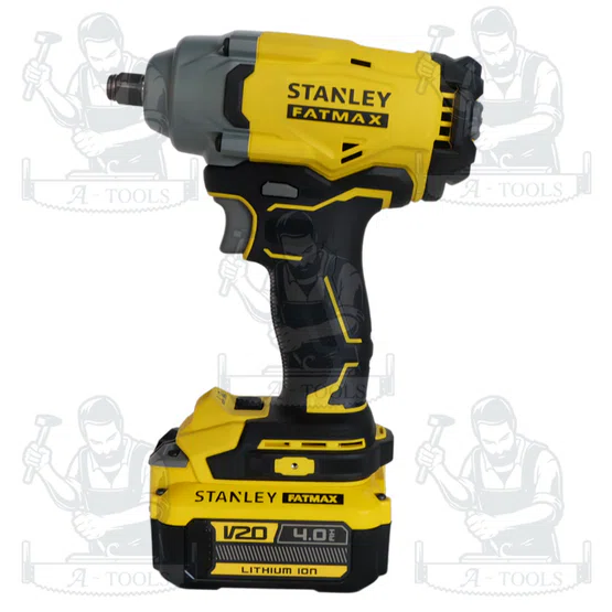 STANLEY บล็อกกระแทกไร้สาย 20V รุ่น SBW920M2K-B1 (แบต 4.0AHx2+กล่อง) มอเตอร์ไร้แปรงถ่าน รับประกัน 2 ปี ของแท้ 100% 6