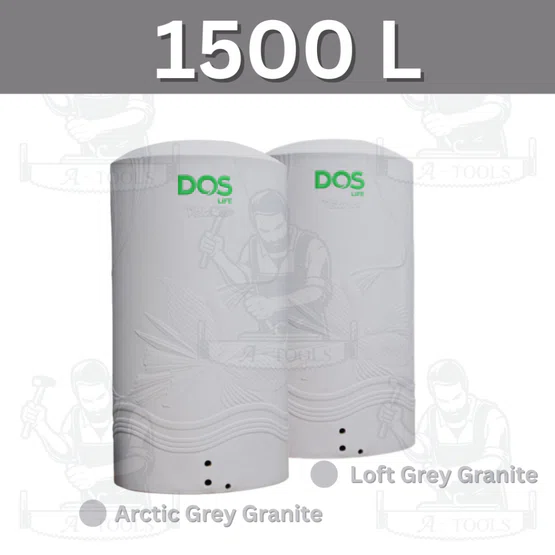 ถังเก็บน้ำ DOS VELANA Cool Tech MAX KV รุ่น HY-61/AG ขนาด 500, 700, 1000, 1500, 2000L ทนแดดทนฝนได้ยาวนาน 5