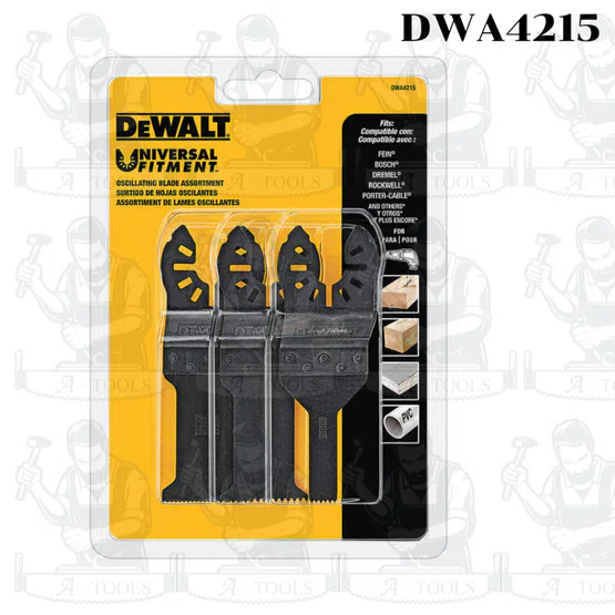 DEWALT ชุดใบตัดเครื่องมือมัลติทูล รุ่น DWA4215 สำหรับตัด เจาะ ขูด เซาะร่อง ใช้กับเครื่องมือสั่นทุกยี่ห้อ ของแท้ 5