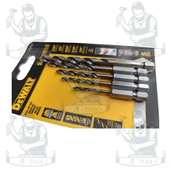 DEWALT ดอกสว่าน ก้านหกเหลี่ยม 5ชิ้น รุ่น DWAH1105 แข็งแรง ทนงานหนัก **ส่งเร็ว ของแท้100%** 4