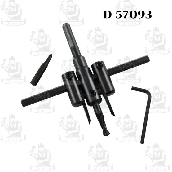 MAKITA โฮลซอร์เจาะฝ้า รุ่น D-57093/D-57102 ความหนาที่สามารถเจาะได้ 20 มม. ใช้กับหัวจับสว่าน 10 - 13 มม. ของแท้ 5