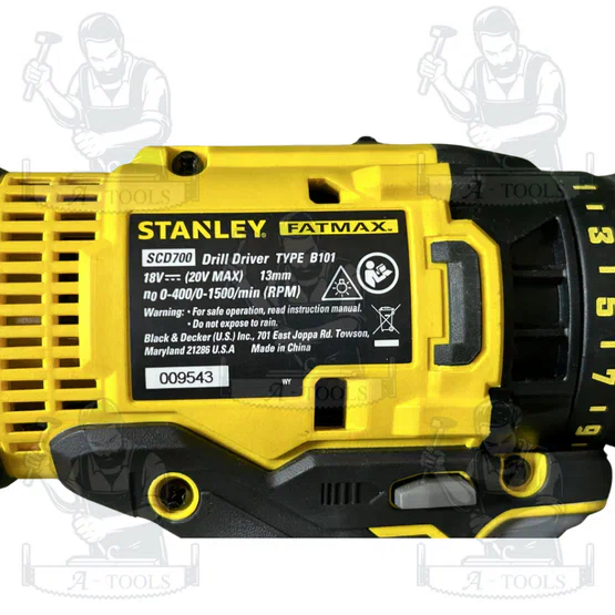 + + STANLEY สว่านไร้สาย 20V รุ่น SCD700D2K-B1 (แบต 2.0Ah x2) หัวจับ13มม. รับประกัน2ปี 4