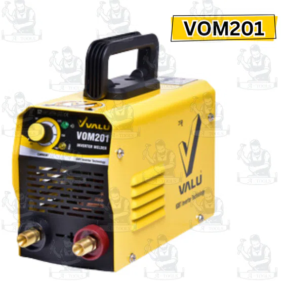 VALU ตู้เชื่อม (IGBT) รุ่น VOM201 กระแสไฟเชื่อม 20 - 180 แอมป์ กำลังไฟฟ้า 6.2 KVA ขนาดลวดเชื่อม 1.6 - 3.2 มม. (แวลู) 2