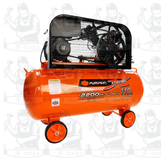 PUMPKIN ปั๊มลม สายพาน 110ลิตร รุ่น PTT-M3HP110 / 31553 มอเตอร์ 3แรงม้า 2200วัตต์ รับประกัน18เดือน 3