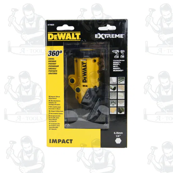 DEWALT รุ่น DT70620-QZ ก้านต่อสำหรับตัดแผ่นสังกะสี เชื่อมต่อผ่านก้านหกเหลี่ยมมาตรฐาน 1/4 นิ้ว สินค้า พร้อมส่ง 6