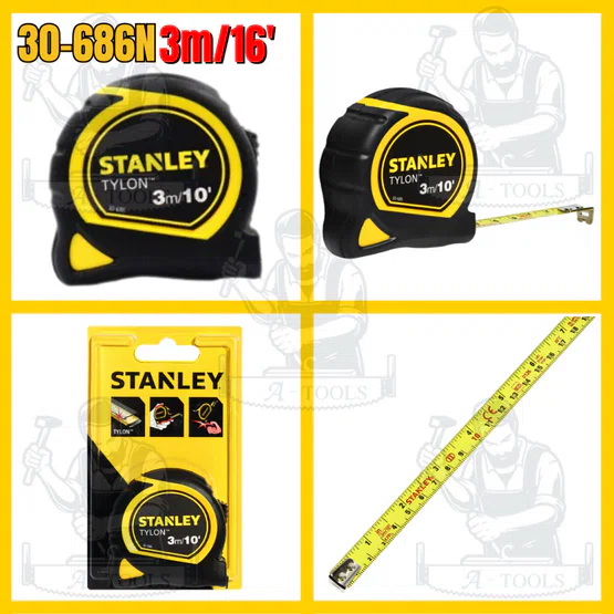 STANLEY ตลับเมตร TYLON TAPE ความยาว 3M / 5M / 8M สินค้า 2