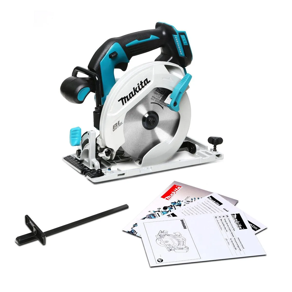 MAKITA รุ่น DHS680Z เลื่อยวงเดือนไร้สาย 18V ขนาดกระทัดรัด น้ำหนักเบา มีไฟส่องสว่างในตัว สินค้าพร้อมส่ง รายละเอียด 4