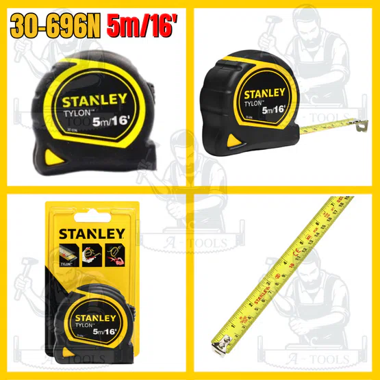 STANLEY ตลับเมตร TYLON TAPE ความยาว 3M / 5M / 8M สินค้า รายละเอียด 1