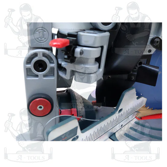 BOSCH แท่นตัดองศาไร้สาย 12 นิ้ว 18 V. BITURBO รุ่น 18V-305 GDC [0.601.B43.0K0] (ตัวเปล่า) มอเตอร์แบบไร้แปรงถ่าน ของแท้ รายละเอียด 4