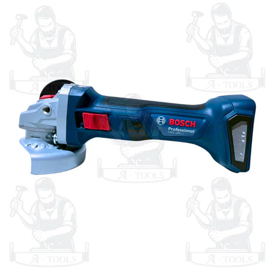 BOSCH เครื่องเจียร์ ไร้สาย 4" (เครื่องเปล่า) รุ่น GWS 180-LI SOLO [0.601.9H9.0K0] ของเเท้100% สินค้ารับประกันศูนย์ รายละเอียด 4